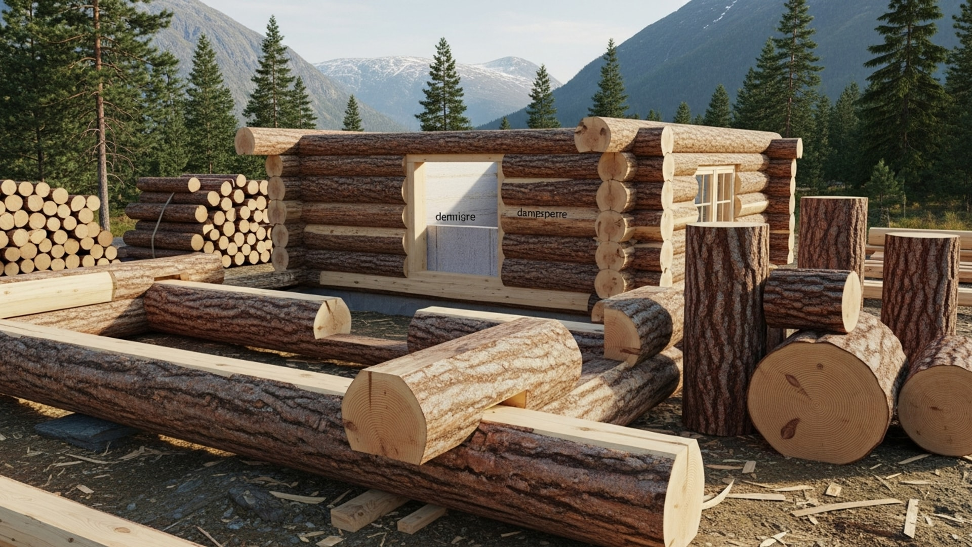 Karbonlagring i laftebygg — tallene og sammenligningene