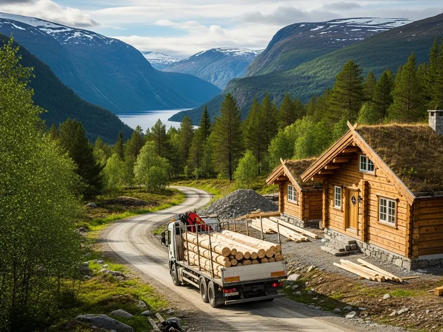 Nærhet til lafteprodusenter gir lavere kostnader – Slik velger du hytteområde for laftehytte